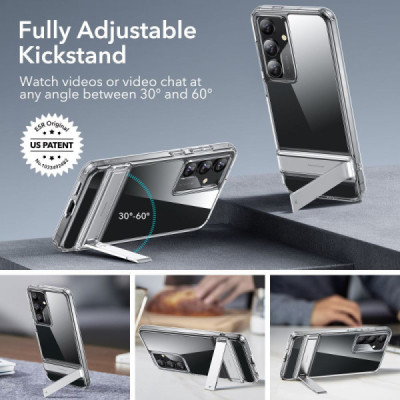 Husa pentru Samsung Galaxy S24 Plus - ESR Air Shield Boost Kickstand - Clear - 6