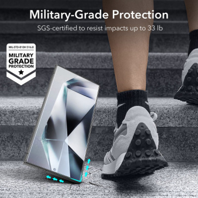 Folie pentru Samsung Galaxy S24 Ultra - ESR Screen Shield - Clear - 6