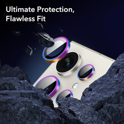 Folie Camera pentru Samsung Galaxy S24 Ultra - ESR Lens Protector Tempered Glass - Chromatic - 2
