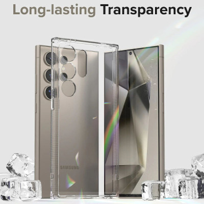 Husa pentru Samsung Galaxy S24 Ultra - Ringke Fusion - Clear - 4