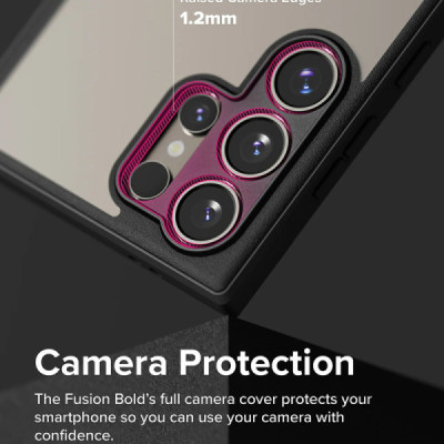Husa pentru Samsung Galaxy S24 Ultra - Ringke Fusion Bold - Black - 4