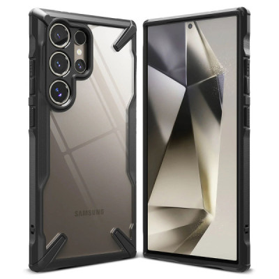 Husa pentru Samsung Galaxy S24 Ultra - Ringke Fusion X - Black - 1