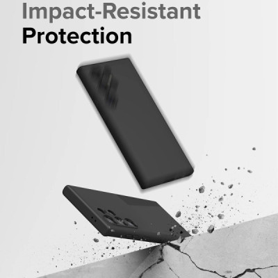 Husa pentru Samsung Galaxy S24 Ultra - Ringke Silicone Magnetic - Black - 5