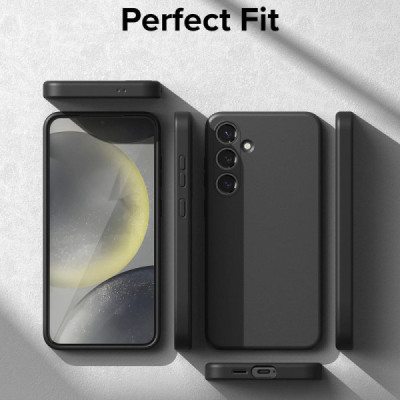 Husa pentru Samsung Galaxy S24 - Ringke Silicone Magnetic - Black - 2