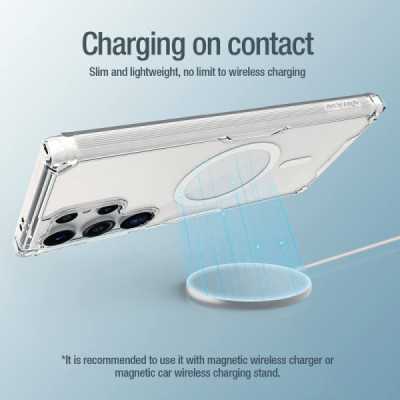 Husa pentru Samsung Galaxy S24 Ultra - Nillkin Nature TPU PRO MagSafe - Transparent - 7