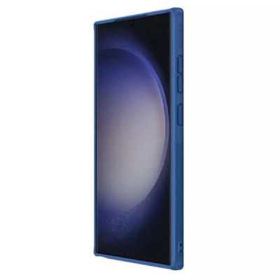 Husa pentru Samsung Galaxy S24 Ultra - Nillkin Super Frosted Shield Pro - Blue - 4