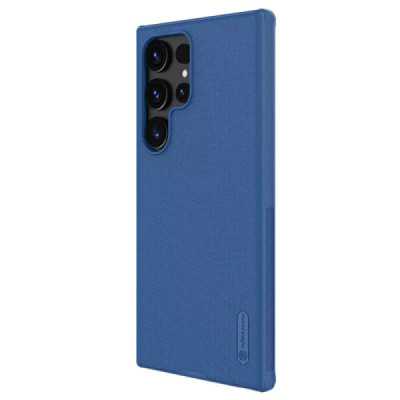 Husa pentru Samsung Galaxy S24 Ultra - Nillkin Super Frosted Shield Pro - Blue - 6