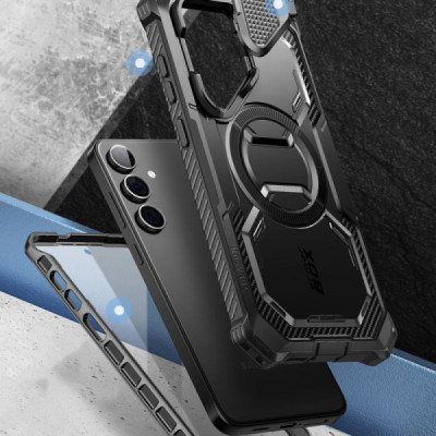 Husa pentru Samsung Galaxy S24 + Folie - I-Blason Armorbox MagSafe - Black - 3
