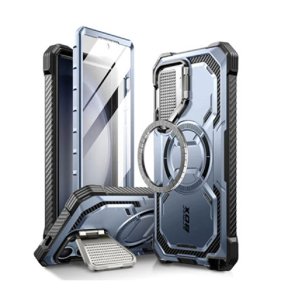 Husa pentru Samsung Galaxy S24 Ultra + Folie - I-Blason Armorbox MagSafe - Tilt - 1
