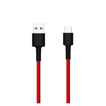 Cablu Type C cu incarcare rapida Xiaomi 100 cm, rosu - 1