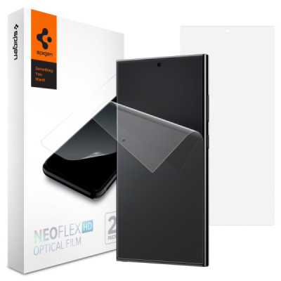 Folie pentru Samsung Galaxy S24 Ultra (set 2) - Spigen Neo Flex - Clear - 1